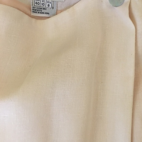 Vintage from 90’s Corky Miller’s Classic Studio Skirt,Pants;Blazer in pink linen - Picture 7 of 14